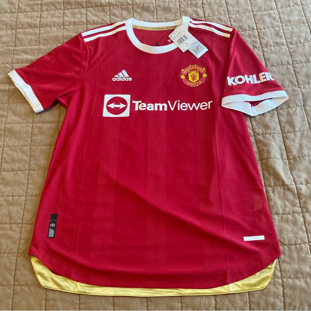 Adidas Manchester United Authentic Home Jersey 21/22 Primegreen brand new